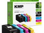 KMP schwarz, cyan, magenta, gelb Druckerpatronen kompatibel zu HP 920XL (C2N92AE), 4er-Set