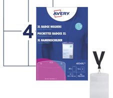 AVERY Zweckform XL Namensschilder mit Textilband