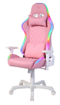 Deltaco Pink Linke Gaming Stuhl, Pink