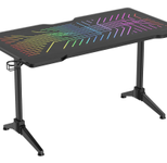 Deltaco DT420 Gaming Tisch mit Becher und Headsethalter