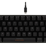 Deltaco DK430 Gaming Tastatur, Schwarz
