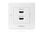 PureLink HDMI Anschlußdose - PureInstall 2-fach