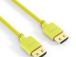 PureLink HDMI Kabel - PureInstall - Slim 2,00m - Gelb