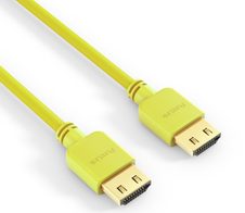 PureLink HDMI Kabel - PureInstall - Slim 2,00m - Gelb