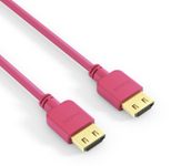 PureLink HDMI Kabel - PureInstall - Slim 1,00m - Rot