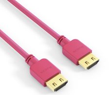 PureLink HDMI Kabel - PureInstall - Slim 1,00m - Rot