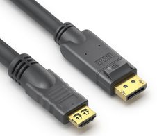 PureLink DisplayPort zu HDMI Kabel 4K - PureInstall 5,00m