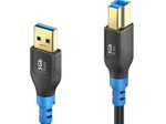 PureLink FlexInstall USB-A auf USB-B Kabel USB 3.0 5Gbps 0.30m