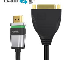 PureLink HDMI/DVI Portsaver Adapter - Ultimate Serie - 0,15m