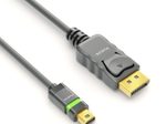 PureLink MiniDP/DP Kabel - Ultimate Serie - 1,00m - schwarz