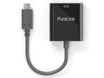 PureLink USB-C auf HDMI Adapter - 4K60 - iSerie - schwarz - 0,10m