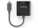 PureLink USB-C auf DVI Adapter - 1080p - iSerie - schwarz - 0,10m