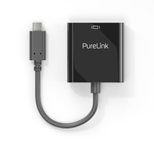 PureLink USB-C auf DVI Adapter - 1080p - iSerie - schwarz - 0,10m