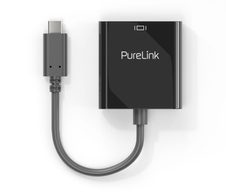 PureLink USB-C auf DVI Adapter - 1080p - iSerie - schwarz - 0,10m