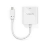 PureLink USB-C auf DisplayPort Adapter - 4K60 - iSerie - weiß - 0,10m