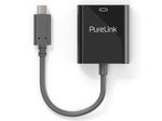 PureLink USB-C auf DisplayPort Adapter - 4K60 - iSerie - schwarz - 0,10m