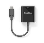 PureLink USB-C auf DisplayPort Adapter - 4K60 - iSerie - schwarz - 0,10m