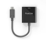 PureLink USB-C auf VGA Adapter - 1200p - iSerie - schwarz - 0,10m