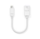PureLink USB-C auf USB-A Adapter - USB 3.1 Gen1 - OTG - iSerie - weiß - 0,10m