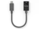 PureLink USB-C auf USB-A Adapter - USB 3.1 Gen 1 - iSerie - schwarz - 0,10m