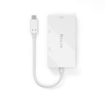 PureLink USB-C auf Multiport Adapter - iSerie - weiß - 0,10m