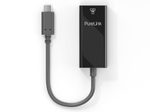 PureLink USB-C auf Ethernet Adapter - Gigabit 1000Mbps - iSerie - schwarz - 0,10m