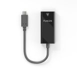 PureLink USB-C auf Ethernet Adapter - Gigabit 1000Mbps - iSerie - schwarz - 0,10m