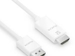 PureLink DisplayPort auf HDMI Kabel - 4K60 - iSerie - weiß - 1,50m