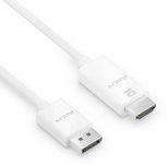 PureLink DisplayPort auf HDMI Kabel - 4K60 - iSerie - weiß - 1,50m