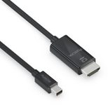 PureLink Mini DisplayPort auf HDMI Kabel - 4K60 - iSerie - schwarz - 1,50m