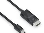 PureLink Mini DisplayPort auf HDMI Kabel - 4K60 - iSerie - schwarz - 2,00m