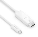 PureLink USB-C auf HDMI Kabel - 4K60 - iSerie - weiß - 1,50m