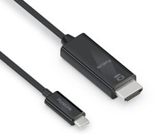 PureLink USB-C auf HDMI Kabel - 4K60 - iSerie - schwarz - 1,00m