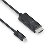 PureLink USB-C auf HDMI Kabel - 4K60 - iSerie - schwarz - 2,00m