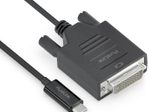 PureLink USB-C auf DVI Kabel - 1920x1200 - WUXGA - iSerie - schwarz - 1,50m