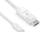 PureLink USB-C auf DisplayPort Kabel - 4K60 - iSerie - weiß - 1,00m