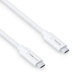 PureLink USB-C auf USB-C Kabel - 3.1 Gen 2, 5A, 10G, DP Alt Mode - iSerie - weiß - 1,50m