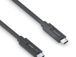 PureLink USB-C auf USB-C Kabel - 3.1 Gen 2, 5A, 10G, DP Alt Mode - iSerie - schwarz - 1,50m