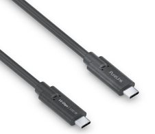PureLink USB-C auf USB-C Kabel - 3.1 Gen 2, 5A, 10G, DP Alt Mode - iSerie - schwarz - 1,50m