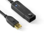 PureLink USB 2.0 Aktiv Verlängerung - schwarz - 12,0m