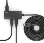 PureLink USB 3.1 Gen.1 Aktiv Verlängerung mit Hub - schwarz - 10,0m