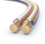 PureLink Lautsprecherkabel OFC 2x1,50mm² (0,10mm), 50,0m, transparent