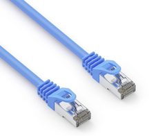PureLink CAT 6A Patchkabel. S/FTP - blau - 10,0m