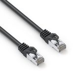 PureLink CAT 6A Patchkabel. S/FTP - schwarz - 0,25m