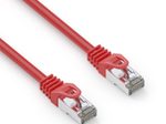 PureLink CAT 6A Patchkabel. S/FTP - rot - 0,25m