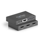 PureTools - HDMI Switcher 3x1, 4K (60Hz 4:4:4) + HDR