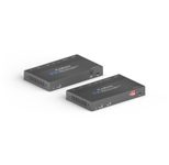 PureTools - HDBaseT Extender Set, 18G HDR. 40m@4K, 70m@1080p. 1080p bis 4K Upscaling. Unterstützt ARC und externe Audioübertragung von RX nach TX