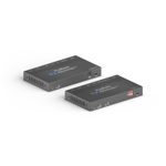 PureTools - HDBaseT Extender Set, 18G HDR. 40m@4K, 70m@1080p. 1080p bis 4K Upscaling. Unterstützt ARC und externe Audioübertragung von RX nach TX