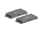 PureTools - HDMI 2.0 Fiber Extender Set - HDMI Fiber Extender 4K (60Hz 4:4:4) mit Audio Insertion und Extraktion