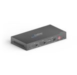 PureTools - 4x2 HDMI Matrix, 4K, HDR Digital und Analog Audio, ARC und RS232